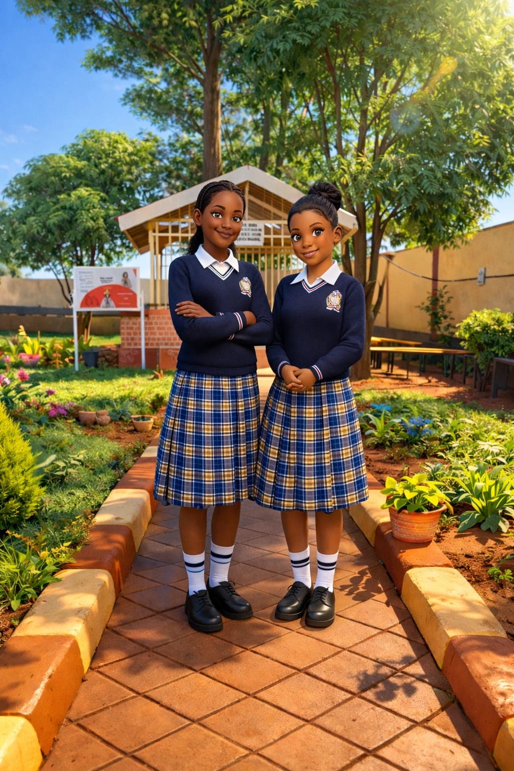 Students of ST. ANUARITE GATANGA GIRLS SENIOR SCHOOL